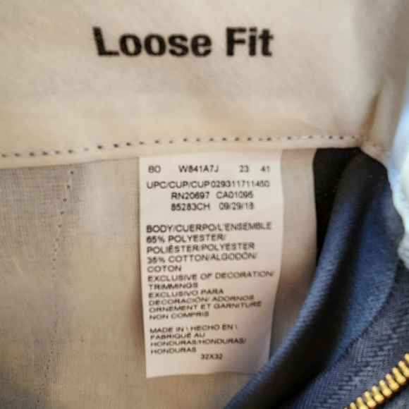 🩶👖🩶 Dickies Men's Loose Fit Double Knee Twill Work Pants - Charcoal - Size 32x32 - Picture 5 of 9